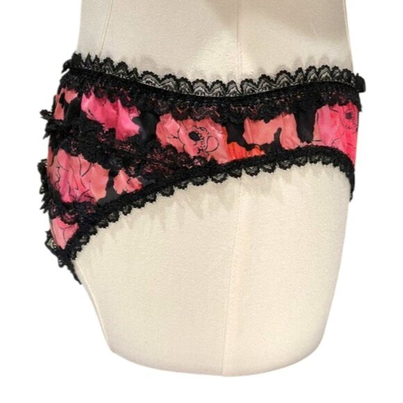 Agent Provocateur SET June Floral Silk BRA 36DD BRIEF Large NWT - Picture 13 of 17